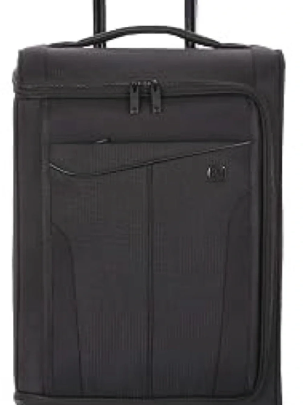 SwissGear Black Upright Carry-On Spinner with Front Pocket